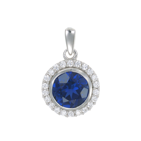 Classic Blue Sapphire Pendant