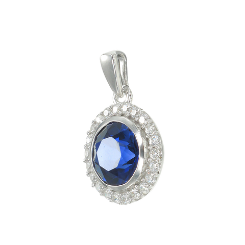 Classic Blue Sapphire Pendant