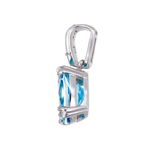 Classically Elegant Passion Topaz Pendant