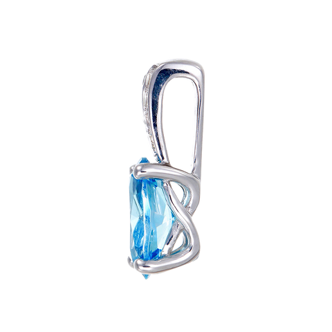 Glamorous Passion Topaz Pendant with Natural White Topaz