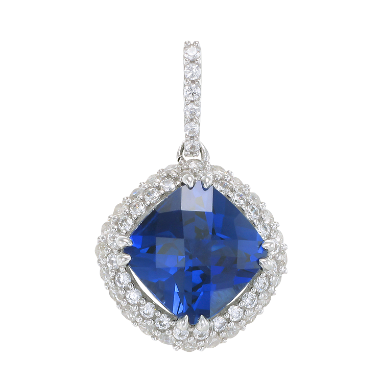 Sumptuous Blue Sapphire Pendant