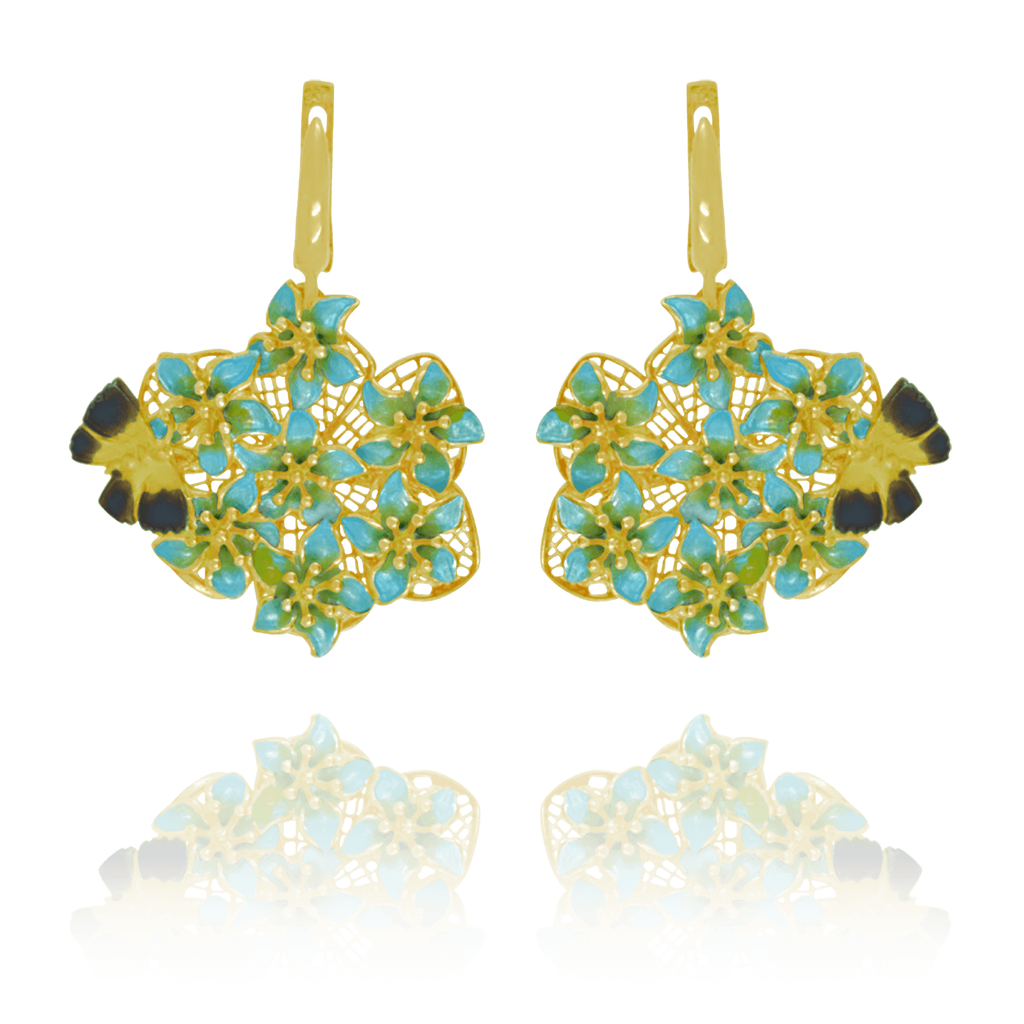Golden Bouquet Earrings