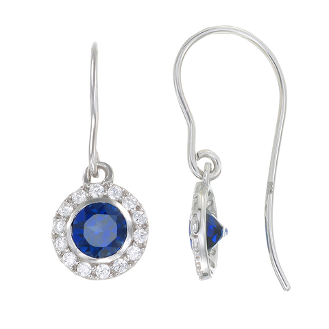 Classic Blue Sapphire Earrings