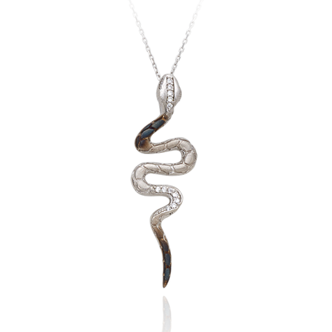 Ember Slinky Snake Pendant