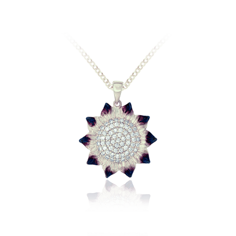 Ember Sunflower Pendant