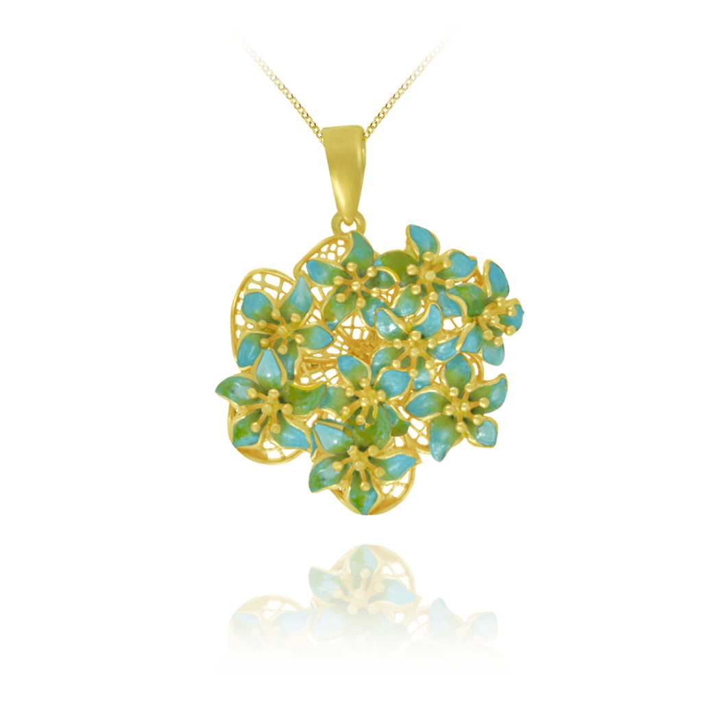 Golden Bouquet Pendant