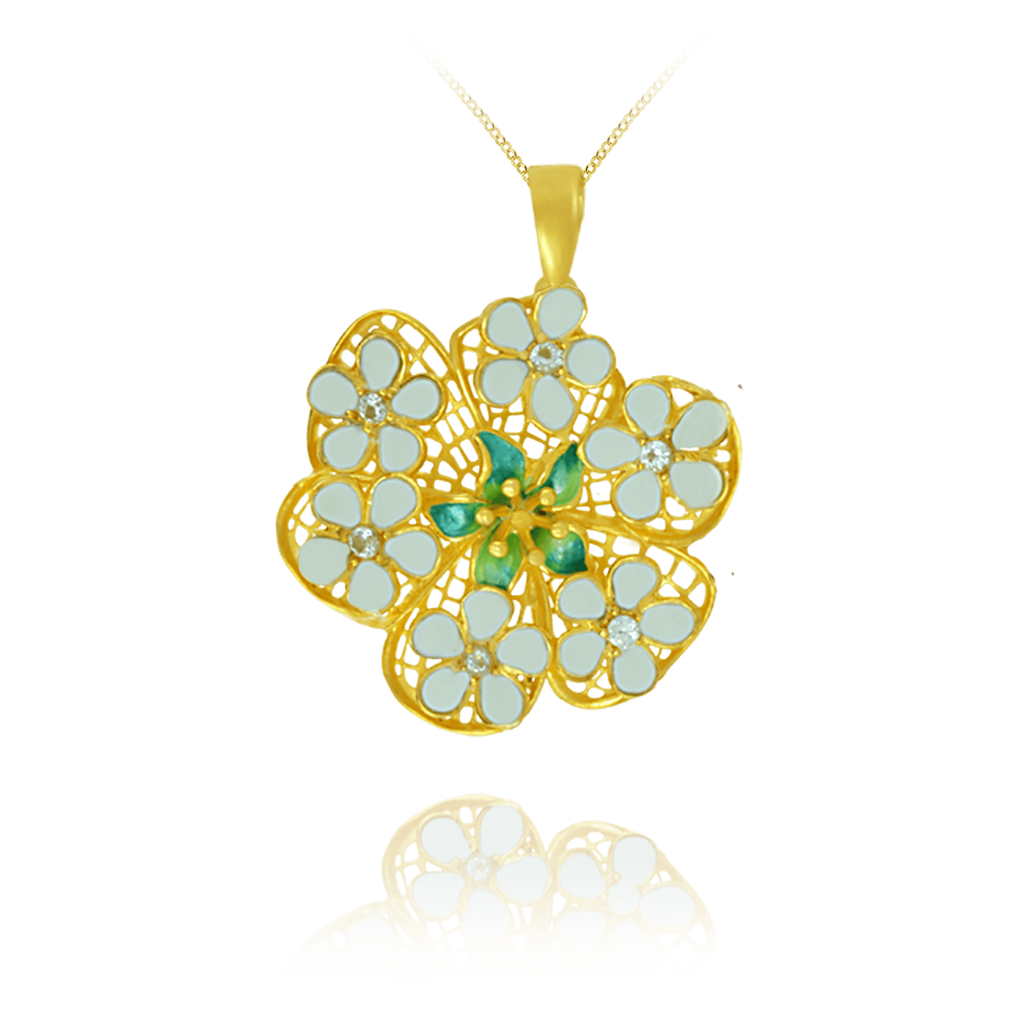 Filigree Flower Pendant