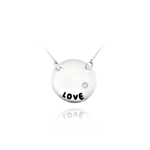 LOVE Circle Pendant