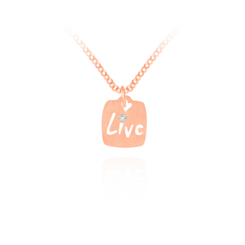 Sparkling "Live" Pendant