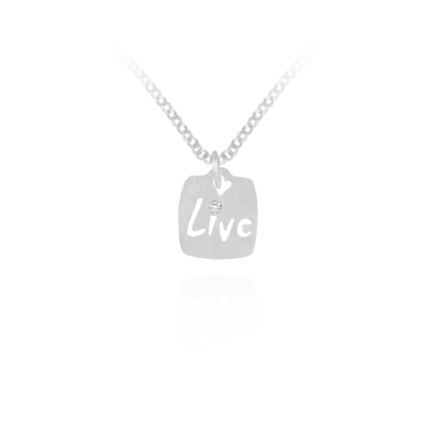 Sparkling "Live" Pendant