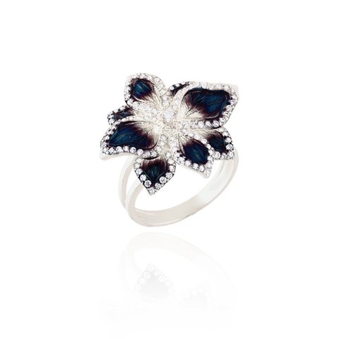 Ember Magnolia Ring